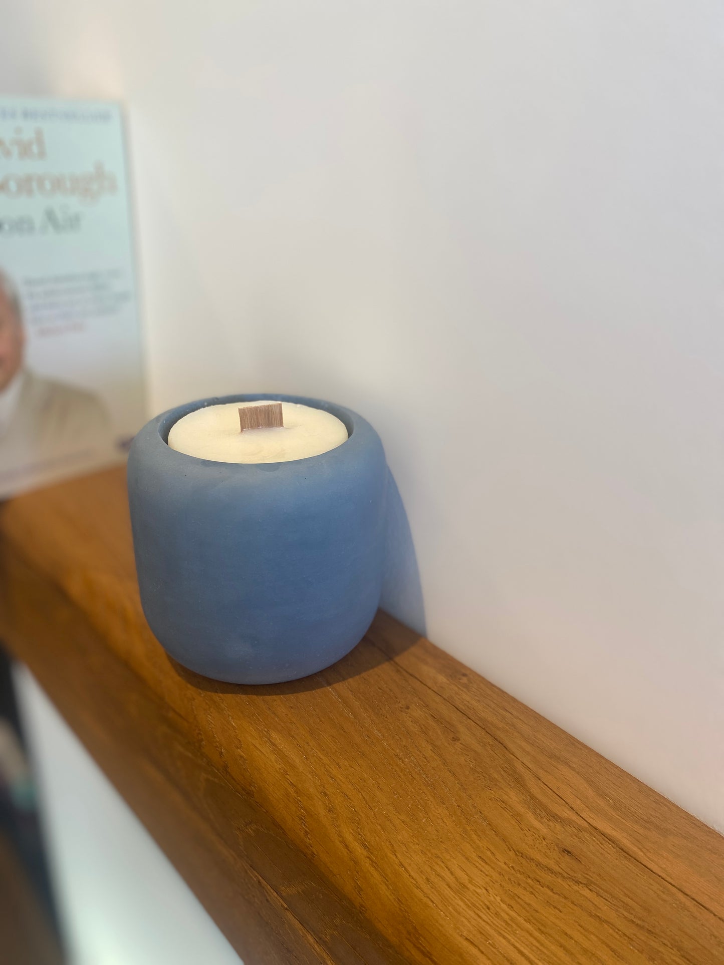 "Isla" Refillable Candle - Blue